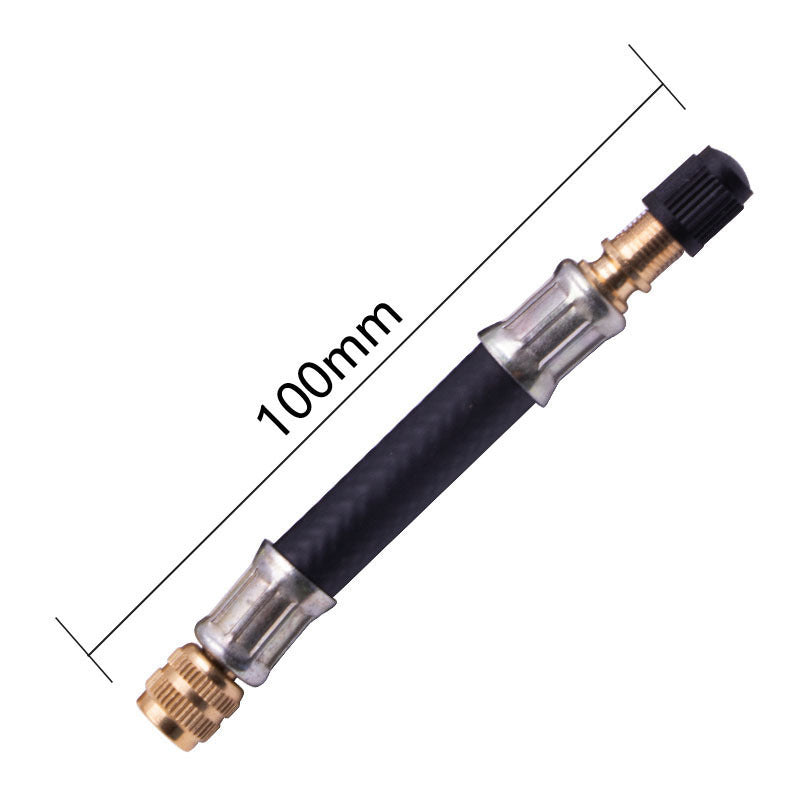 Steel Wire Braided Flexible Hose Tire Valve Inflatable Rubber Hose Car Wheels