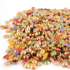 100pcs Colorful Rhinestones for DIY Nail Art - 4mm, 5mm, 6mm Sizes