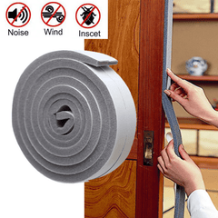 2M Door Window Sealing Strips Sound Proof Foam Back Tape Dust-proof Strip