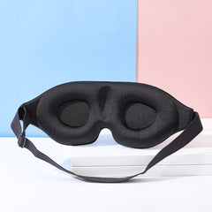3D Contoured Eye Mask with Adjustable Strap