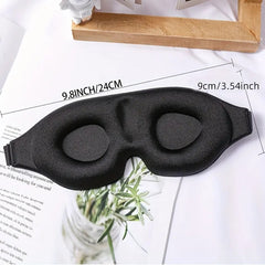 3D Contoured Eye Mask with Adjustable Strap