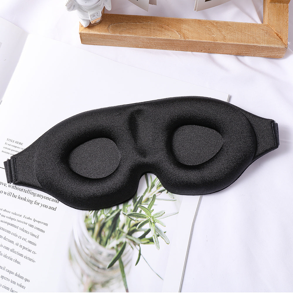 3D Contoured Eye Mask with Adjustable Strap