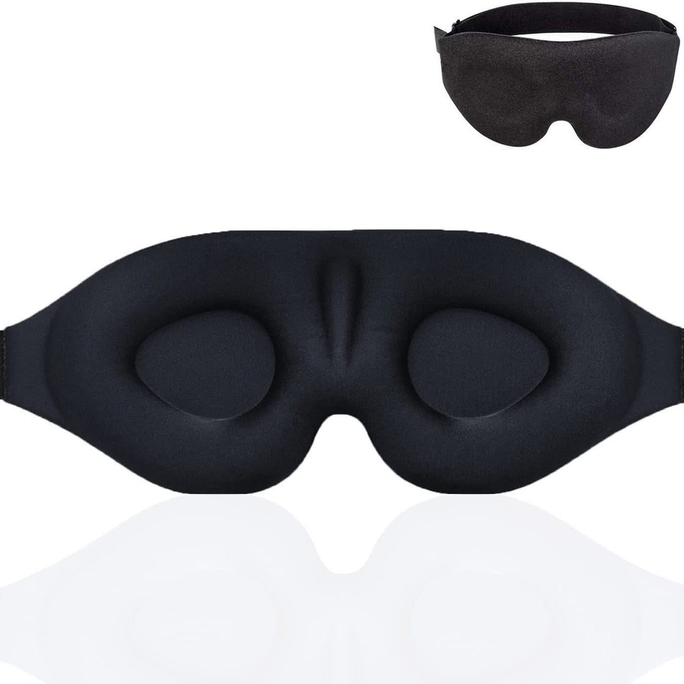 3D Contoured Eye Mask with Adjustable Strap