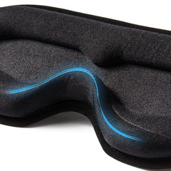 Contoured Sleep Mask - Block Light for Travel, Rest