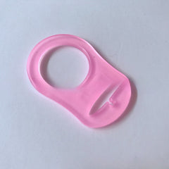 2pcs Silicone Button Rings Dummy Adapter Transparent