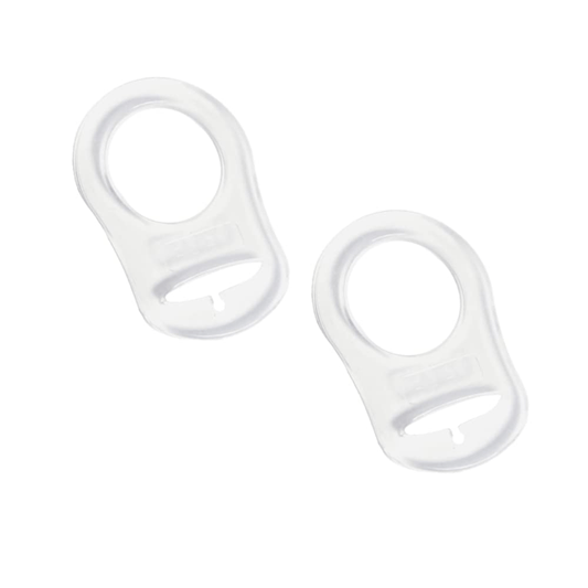 2pcs Silicone Button Rings Dummy Adapter Transparent