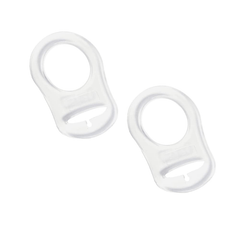 2pcs Silicone Button Rings Dummy Adapter Transparent