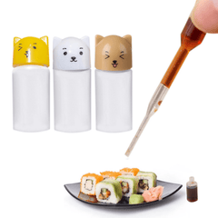 Mini Seasoning Sauce Bottles for Bento Lunch Box, 2pcs