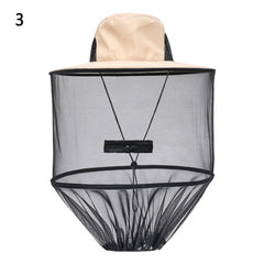 Mosquito Hat with Hidden Net Mesh Insect Protection