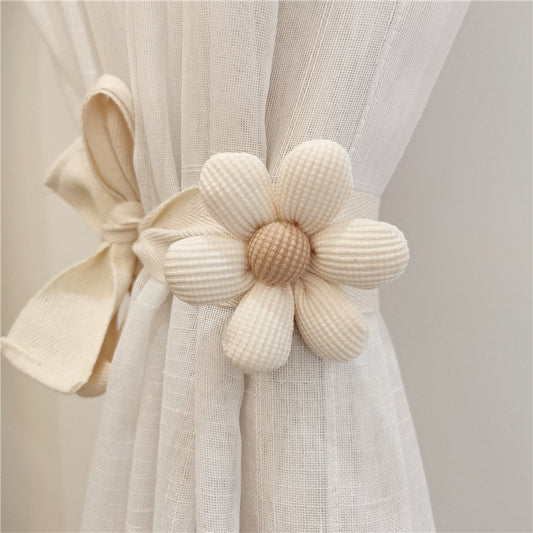 3D Flower Curtain Tieback and Hanging Ornament for Bedroom and Living Room Decor
