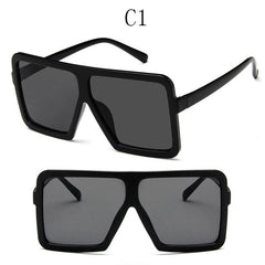 Oversized Square Sunglasses UV400 Sun Shades For Beach Party