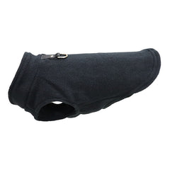 Cozy Fleece Dog Jacket with Leash Attachment for Small Dogs