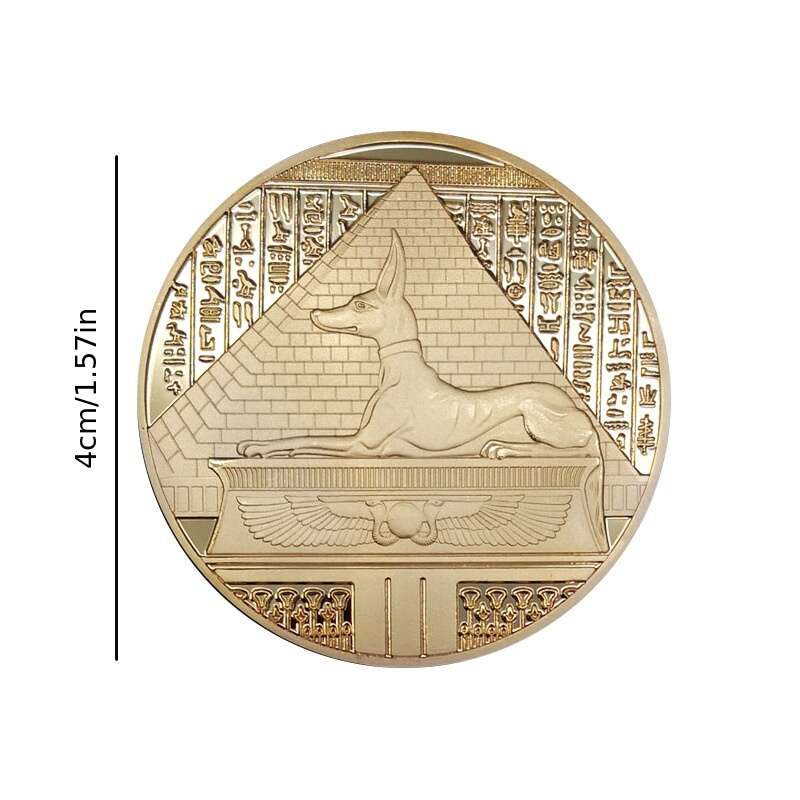 Egyptian Death Protector Treasure Coin Collectible Gift