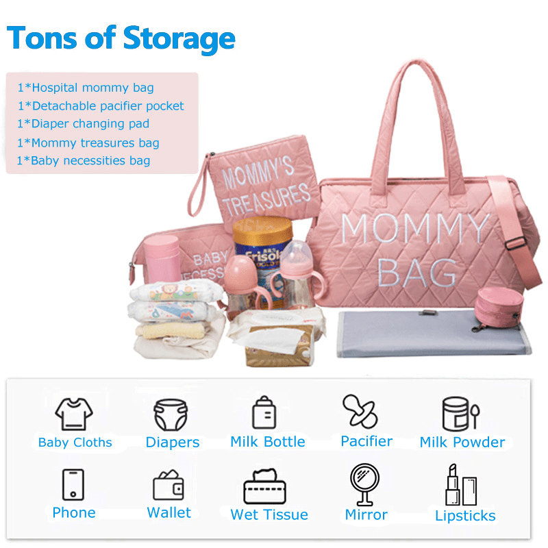Mama Tote Bag Maternity Diaper Mommy Large Capacity Bag