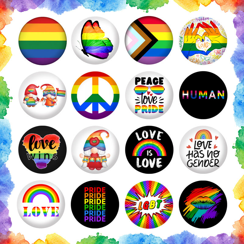 Rainbow Emblem Gay Badge Breastpin LGBT Flag Pride Accessories