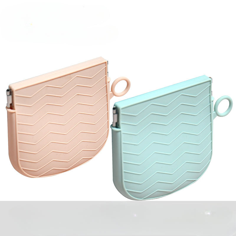 Portable Silicone Coin Purse Small Storage Lightweight Clutch Wallet