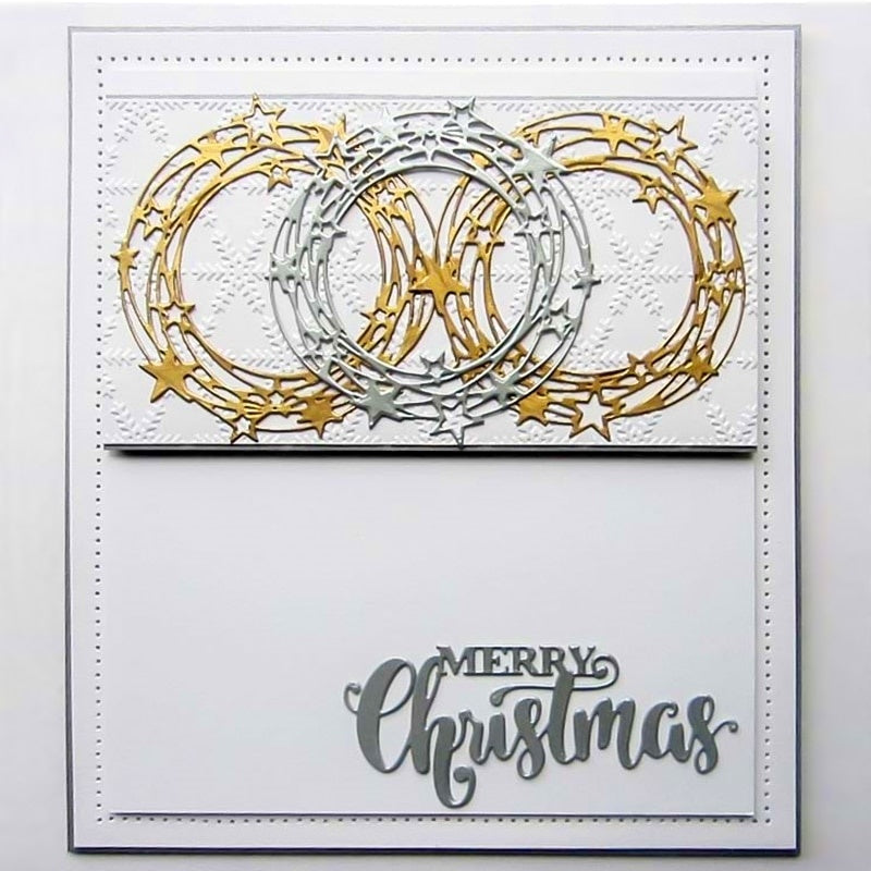 1pc MERRY Christmas Dies Cut Word Metal Cutting Stamps for Card Making