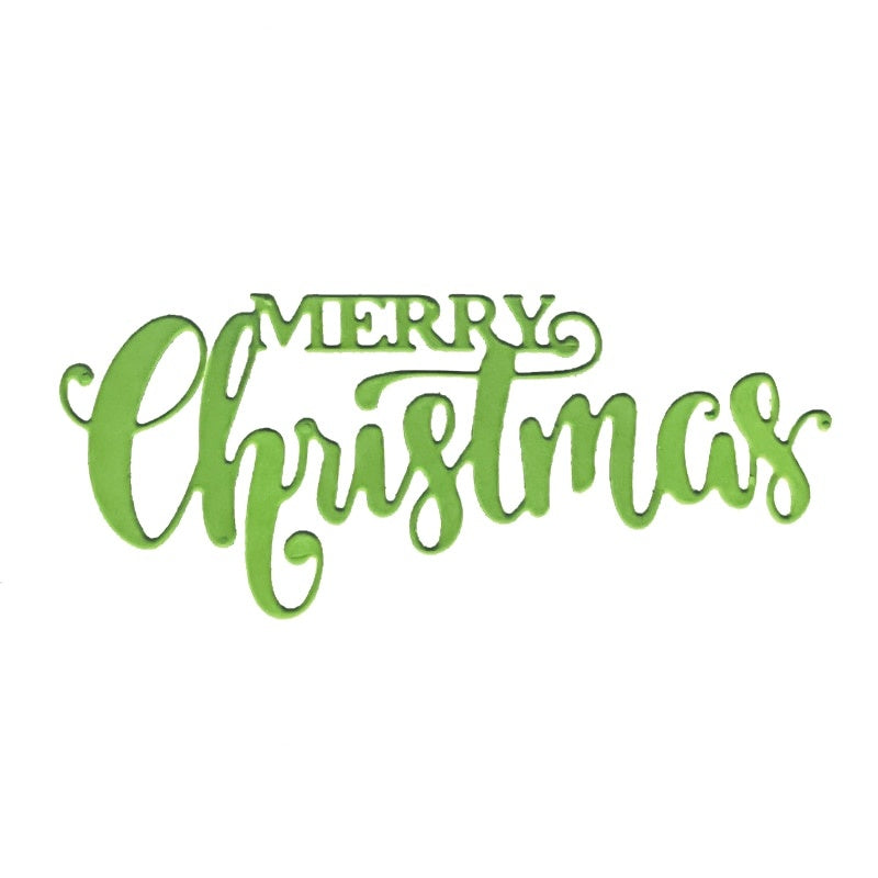 1pc MERRY Christmas Dies Cut Word Metal Cutting Stamps for Card Making