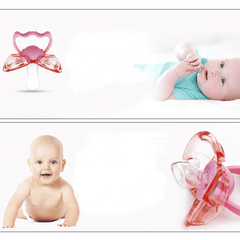 Thumb Pacifier with Auto Closing & Dust-proof Silicone Mouthpiece