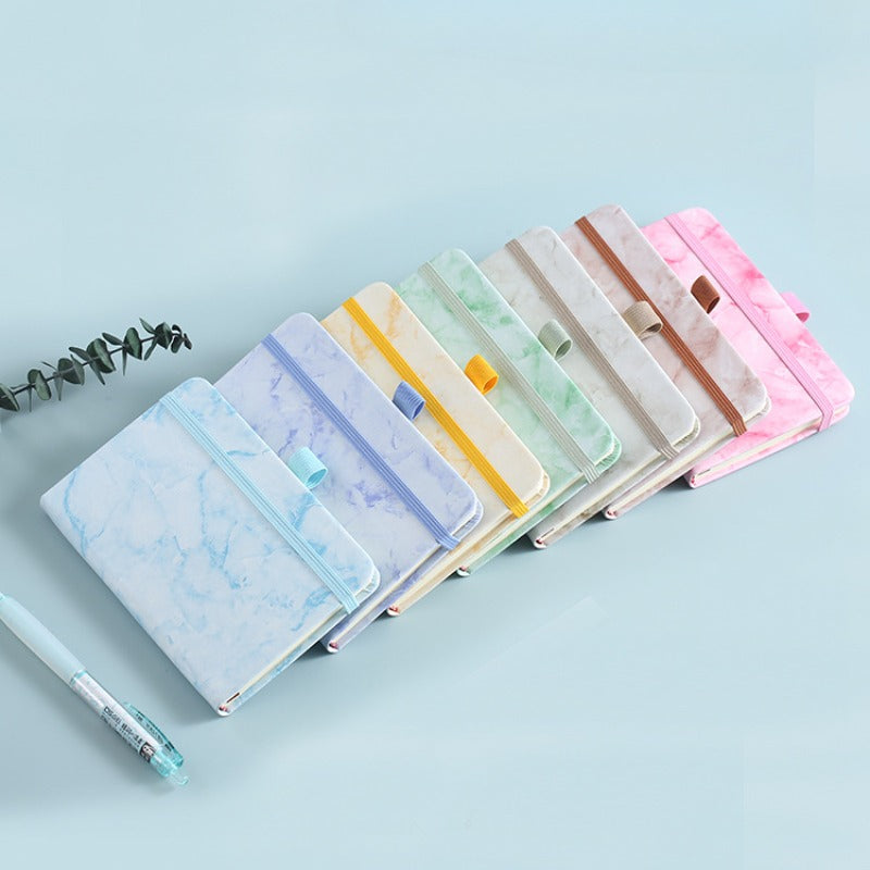 A7 Mini Pocket Notebook With Pen Slot 100 Sheets