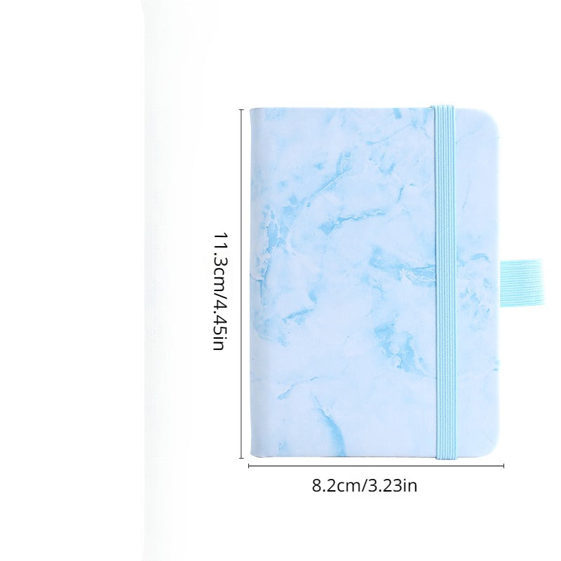 A7 Mini Pocket Notebook With Pen Slot 100 Sheets