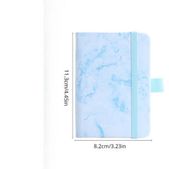 A7 Mini Pocket Notebook With Pen Slot 100 Sheets