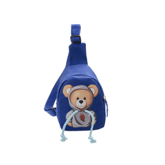 Kids Bear Waist Bag Outdoor Cartoon Chest Boys