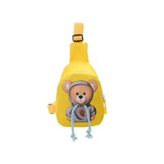 Kids Bear Waist Bag Outdoor Cartoon Chest Boys