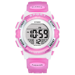 Waterproof Kids Sports Watch Colorful Glow Function