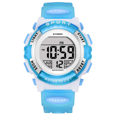Waterproof Kids Sports Watch Colorful Glow Function
