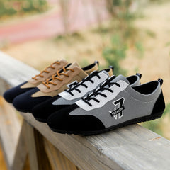 Men's Lace Up Loafers Casual Canvas Shoes