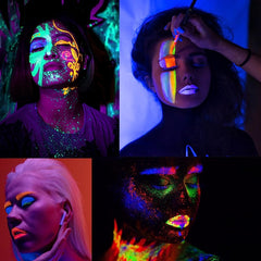 UV Water Activated Eyeliner Neon Light Glow In The Dark Face Body Paint