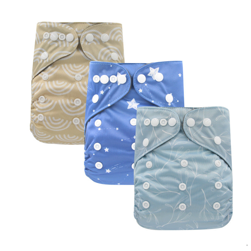 Baby Diaper Pants Leak Proof Diaper Bib Washable Reusable