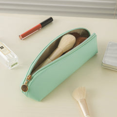 Large Capacity Travel Cosmetic Bag PU Leather Makeup Bag Waterproof Pouch