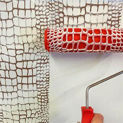 1Pcs 17.78 cm Crocodile Skin Pattern Paint Roller Stamp for Wall Decor