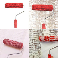 1Pcs 17.78 cm Crocodile Skin Pattern Paint Roller Stamp for Wall Decor