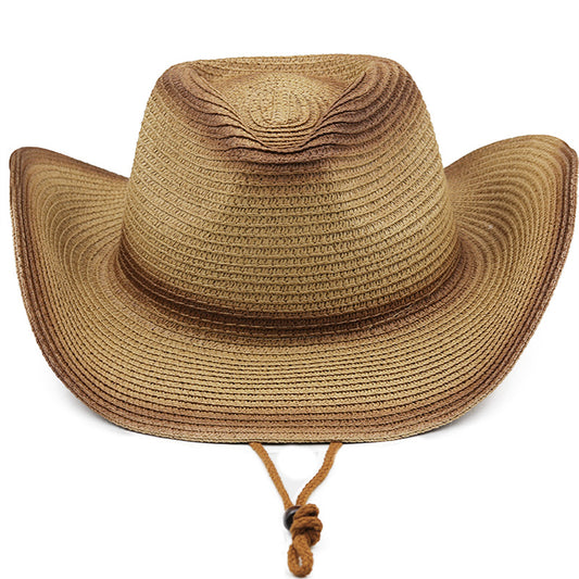 Cowboy Straw Hat Western Outdoor Sports Mountaineering Top Hat