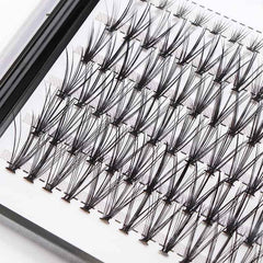 240pcs C Curl Cluster Lashes 10D 20D 30D Mixed Pack for Extensions & Makeup