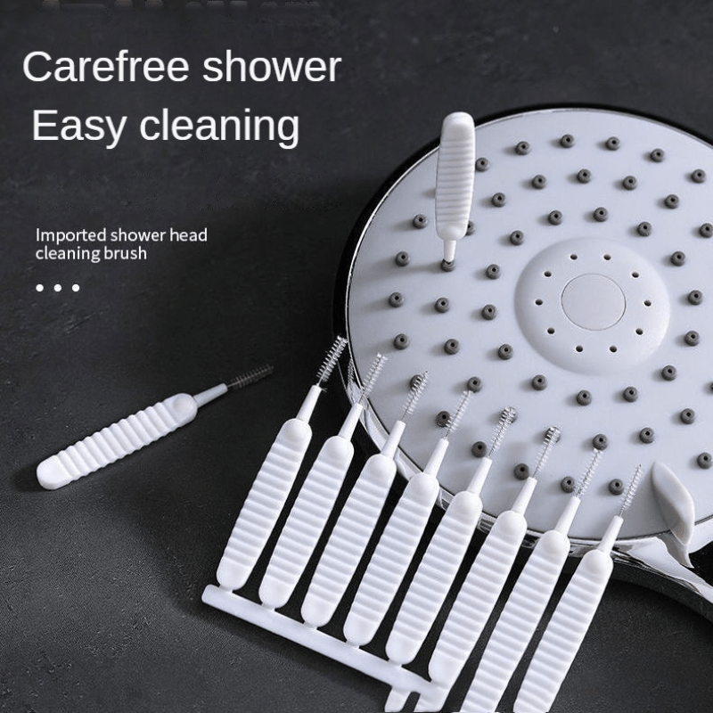 10pcs Shower Nozzle Cleaning Brush Head Anti Clogging Small Brush Pore Gap Clean