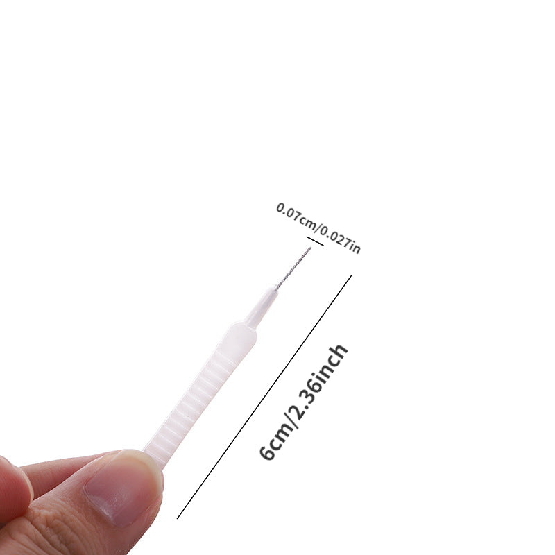 10pcs Shower Nozzle Cleaning Brush Head Anti Clogging Small Brush Pore Gap Clean