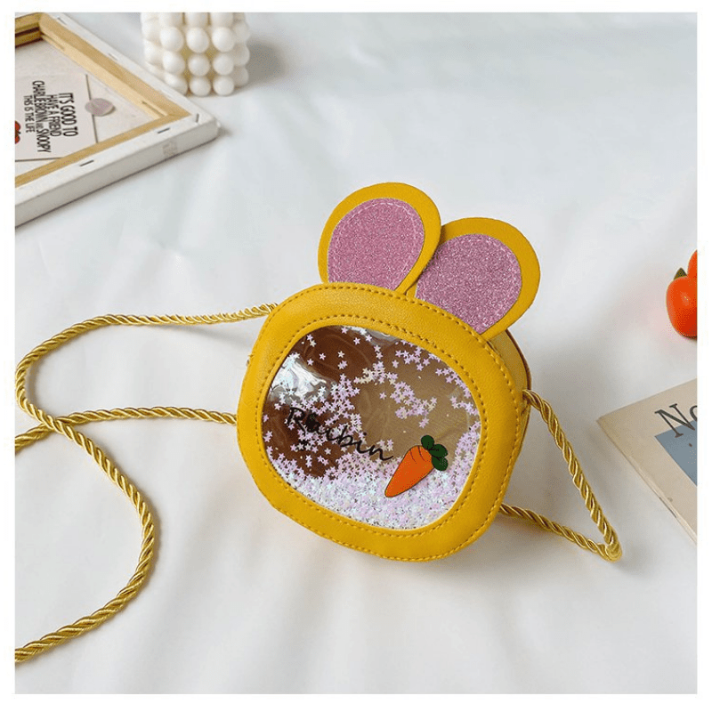 Kids Rabbit Sequin Crossbody Bag for Girls