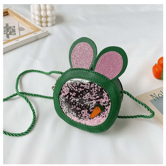 Kids Rabbit Sequin Crossbody Bag for Girls