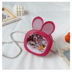 Kids Rabbit Sequin Crossbody Bag for Girls