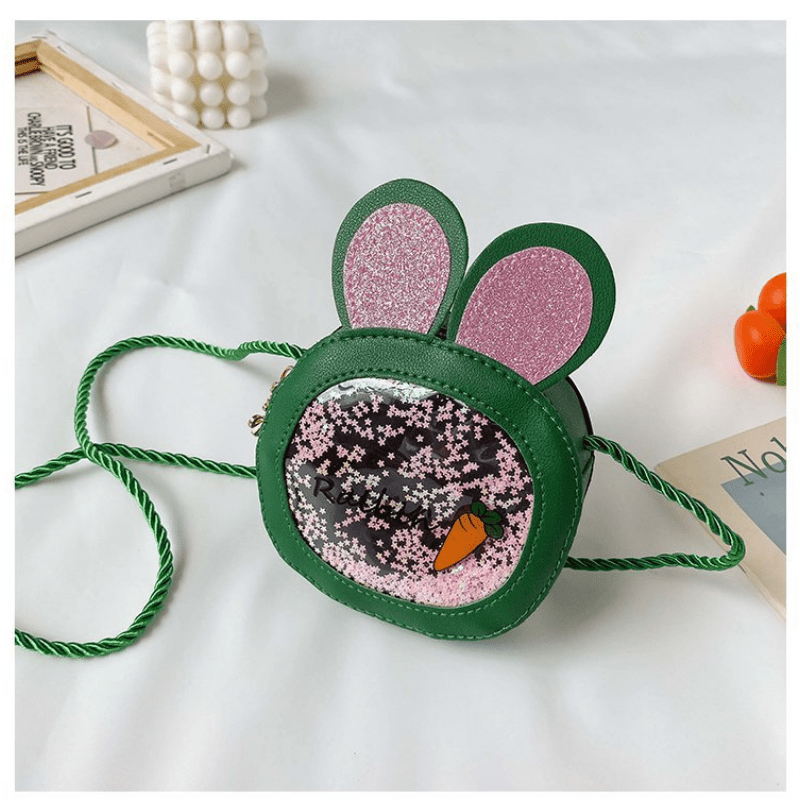 Kids Rabbit Sequin Crossbody Bag for Girls