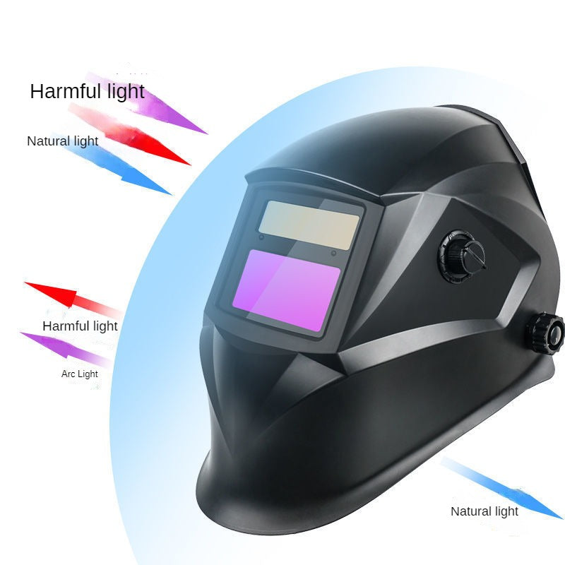 Solar Power Auto Darkening Welding Helmet Adjustable Grinding Hood