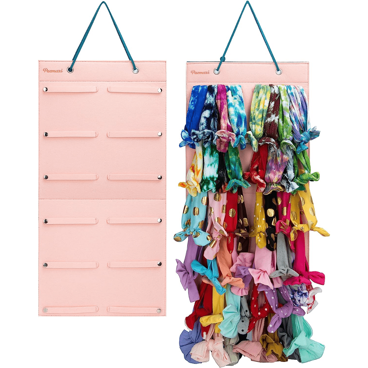 Stylish Hanging Headband & Bow Holder for Baby Girls