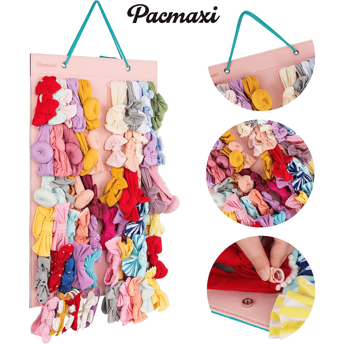 Stylish Hanging Headband & Bow Holder for Baby Girls