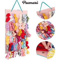 Stylish Hanging Headband & Bow Holder for Baby Girls