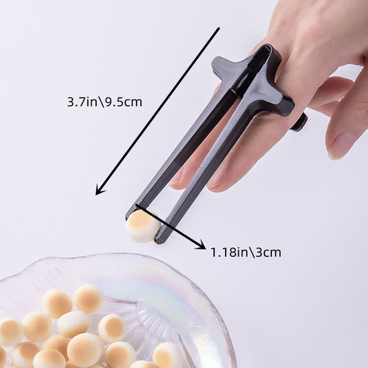 1pc Multifunctional Finger Chopsticks for Snacks Clean Hands and Playing Games