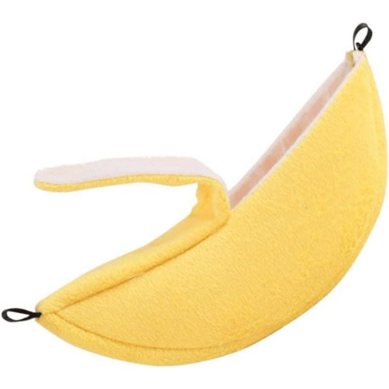 Soft Banana Hammock for Small Animals Cozy Hanging Bed Guinea Pigs Hamsters